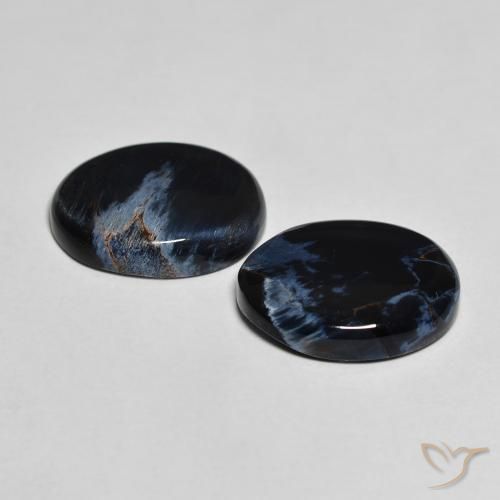 Pedras preciosas de Pietersite Multicolorido natural de 9.73 ct, oval, Opaco