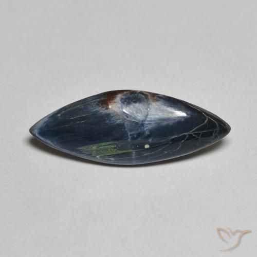 1.81ct Natural Multicolorido Pietersite, Marquesa, Opaco