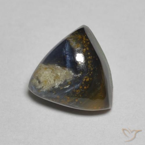 Pietersite Multicolorido Natural 1.82ct, Trilhão, Opaco