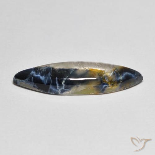 Pietersite Multicolorido Natural 3.46ct, Marquesa, Translúcido