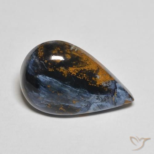Pietersite Multicolorido Natural 5.30ct, Formato de pêra, Opaco