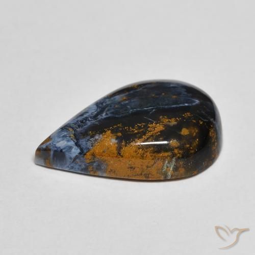 Pietersite Multicolorido Natural 5.30ct, Formato de pêra, Opaco