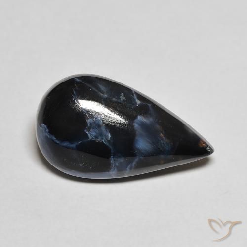 Pietersite Multicolorido Natural 3.63ct, Formato de pêra, Opaco