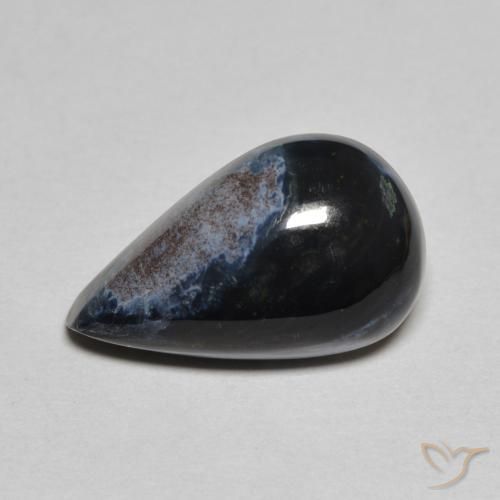 4.12ct Natural Multicolorido Pietersite, Formato de pêra, Opaco
