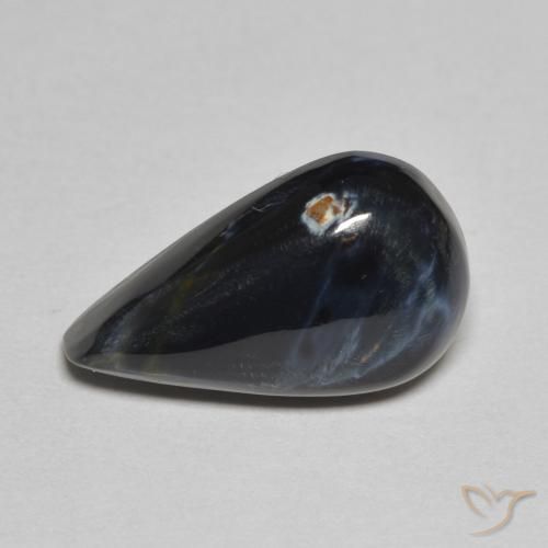 4.19ct Natural Multicolorido Pietersite, Formato de pêra, Opaco