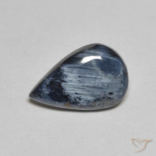 Pietersite Multicolorido Natural 1.58ct, Formato de pêra, Opaco