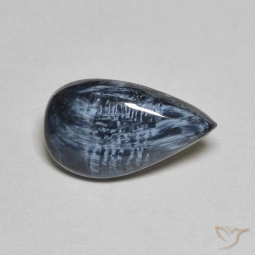 1.79ct Natural Multicolorido Pietersite, Formato de pêra, Opaco