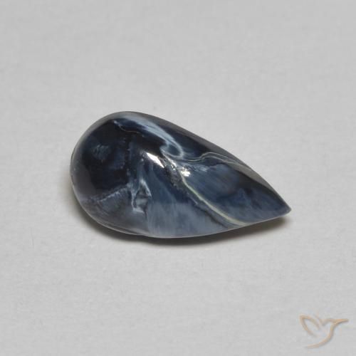Pietersite Multicolorido Natural 0.95ct, Formato de pêra, Opaco