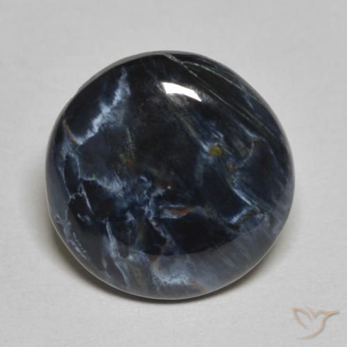 4.12ct Natural Multicolorido Pietersite, Redondo, Opaco