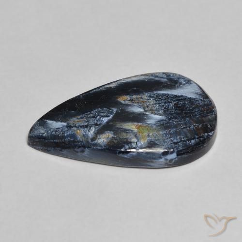 Pietersite Multicolorido Natural 4.73ct, Formato de pêra, Opaco