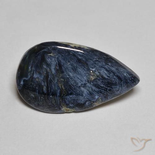 5.03ct Natural Multicolorido Pietersite, Formato de pêra, Opaco