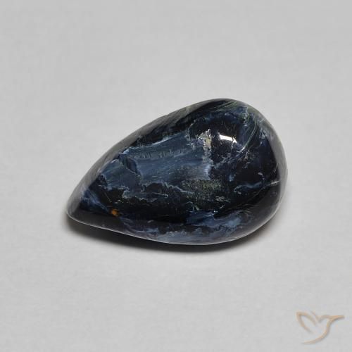2.39ct Natural Multicolorido Pietersite, Formato de pêra, Opaco