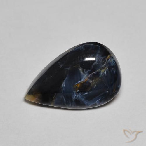 Pietersite Multicolorido Natural 2.85ct, Formato de pêra, Opaco