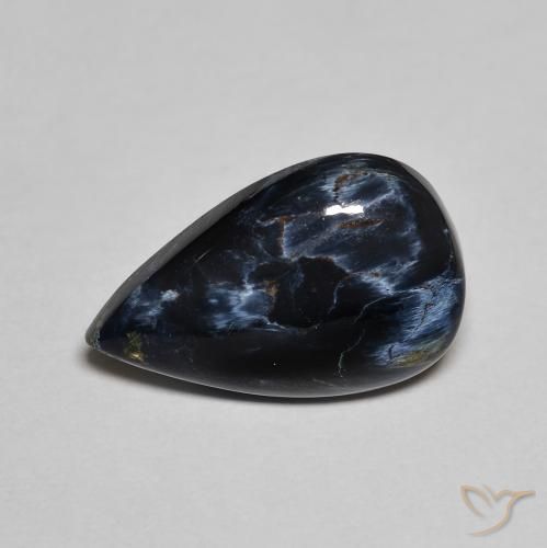 3.82ct Natural Multicolorido Pietersite, Formato de pêra, Opaco