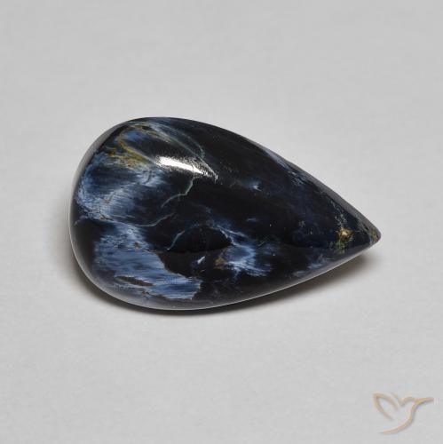 Pietersite Multicolorido Natural 3.82ct, Formato de pêra, Opaco