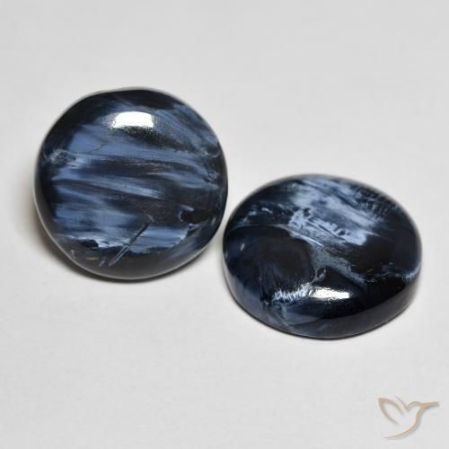 12.48ctw Natural Multicolorido Pietersite, Redondo, Opaco