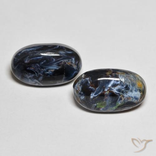 7.73ctw Natural Multicolorido Pietersite, oval, Opaco