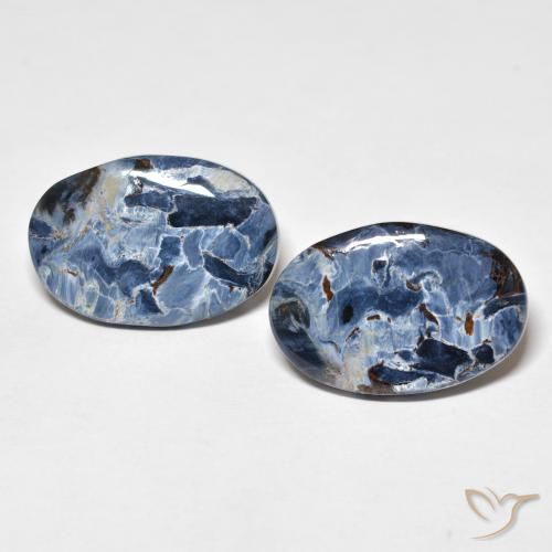 10.83ctw Natural Multicolorido Pietersite, oval, Opaco