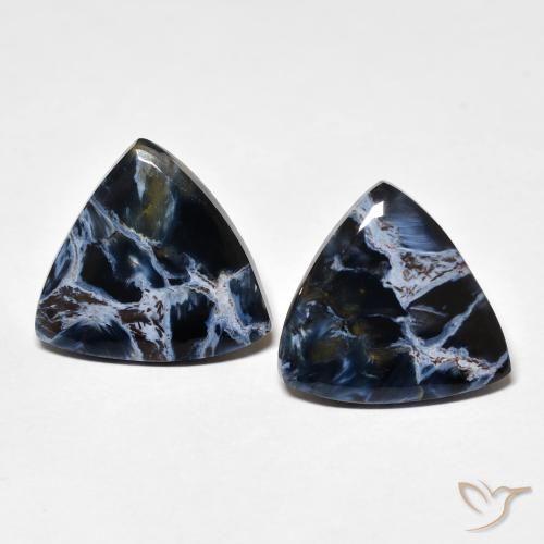 9.74ctw Natural Multicolorido Pietersite, Trilhão, Opaco