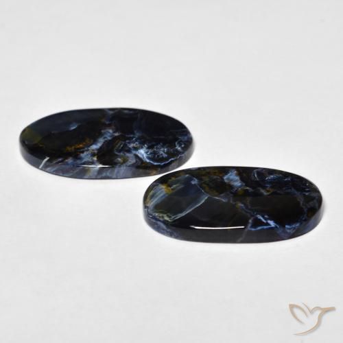 Pedras preciosas de Pietersite Multicolorido natural de 10.74 ct, oval, Opaco