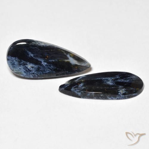 Pedras preciosas de Pietersite Multicolorido natural de 5.76 ct, Formato de pêra, Opaco