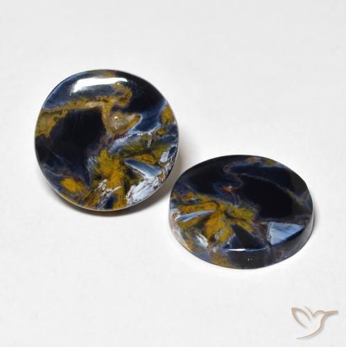 Pedras preciosas de Pietersite Multicolorido natural de 9.29 ct, Redondo, Opaco