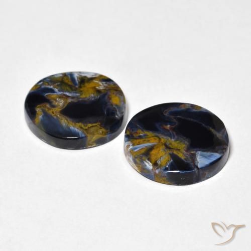 Pedras preciosas de Pietersite Multicolorido natural de 9.29 ct, Redondo, Opaco