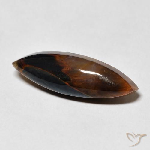 Pietersite Multicolorido Natural 5.90ct, Marquesa, Opaco