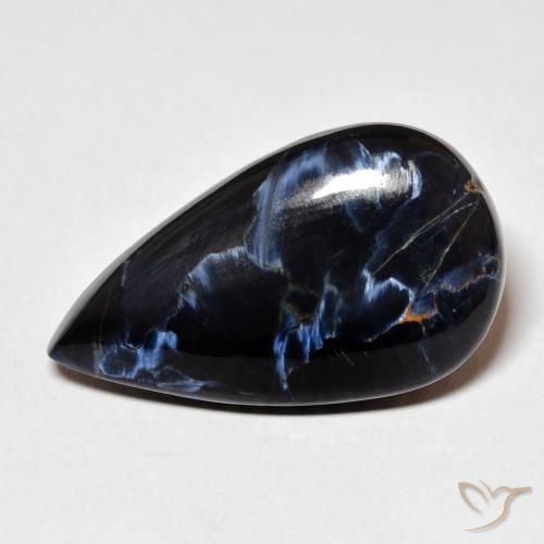 13.53ct Natural Multicolorido Pietersite, Formato de pêra, Opaco