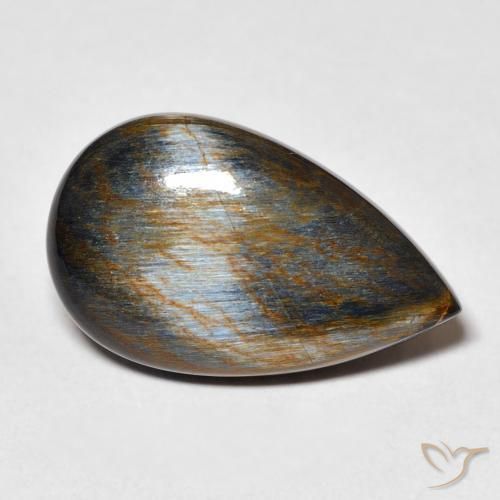 Pietersite Multicolorido Natural 10.50ct, Formato de pêra, Opaco