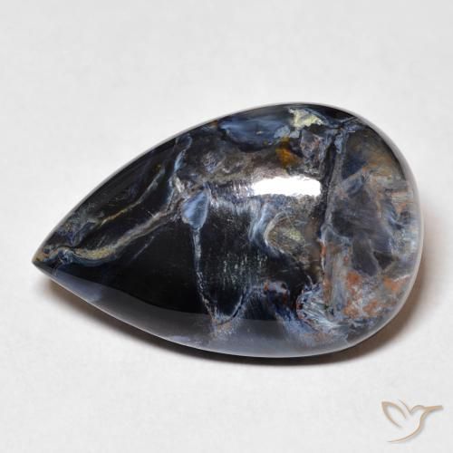 13.01ct Natural Multicolorido Pietersite, Formato de pêra, Opaco