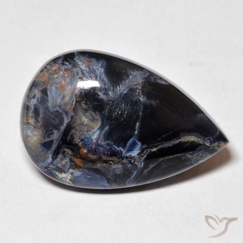 Pietersite Multicolorido Natural 13.01ct, Formato de pêra, Opaco