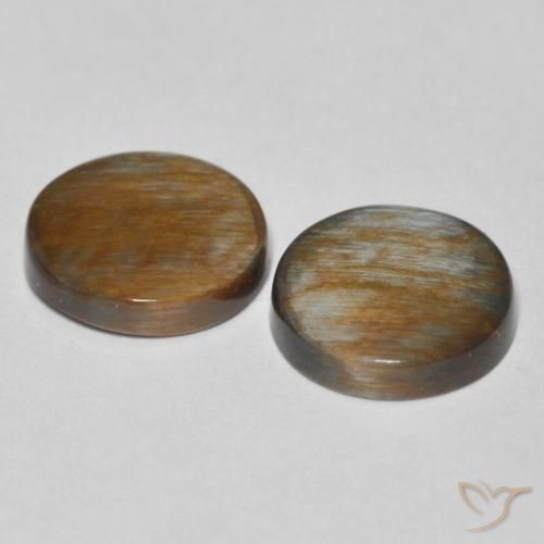 Pedras preciosas de Pietersite Multicolorido natural de 5.03 ct, Redondo, Opaco