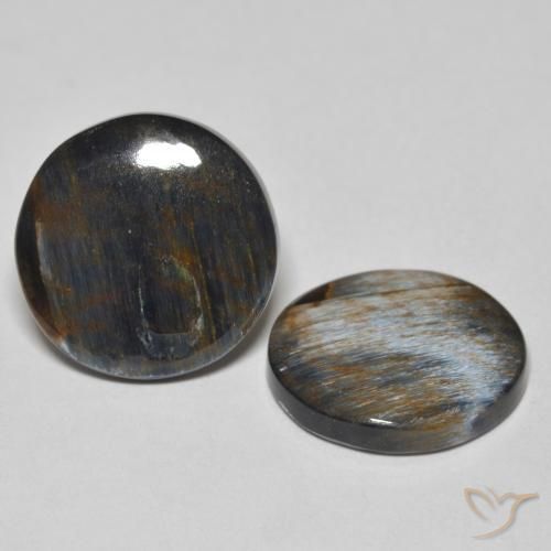 Pedras preciosas de Pietersite Multicolorido natural de 11.65 ct, Redondo, Opaco
