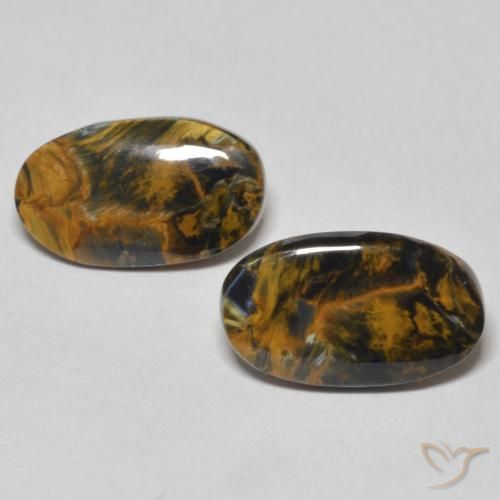 4.37ctw Natural Multicolorido Pietersite, oval, Opaco