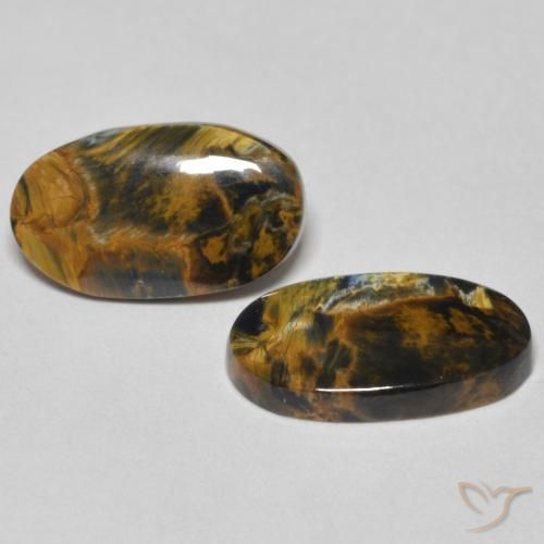 Pedras preciosas de Pietersite Multicolorido natural de 4.37 ct, oval, Opaco