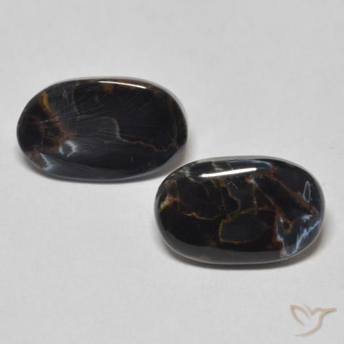 5.53ctw Natural Multicolorido Pietersite, oval, Opaco