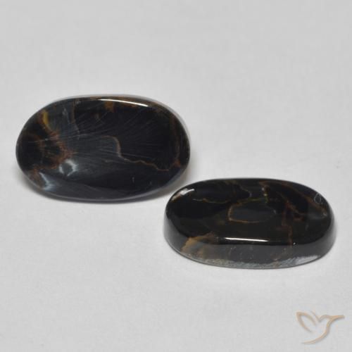 Pedras preciosas de Pietersite Multicolorido natural de 5.53 ct, oval, Opaco