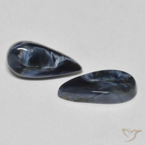 Pedras preciosas de Pietersite Multicolorido natural de 2.60 ct, Formato de pêra, Opaco