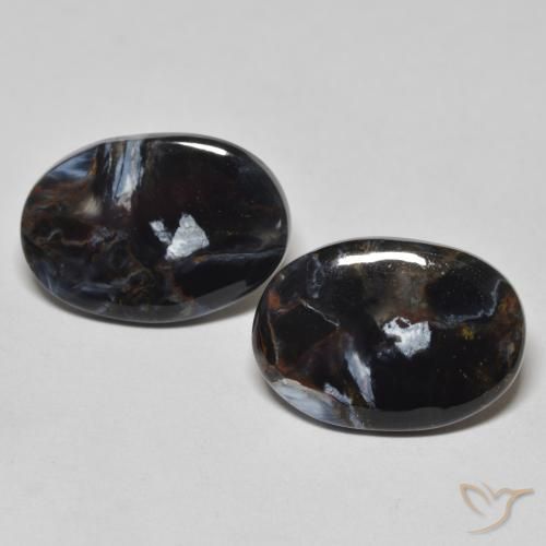 12.21ctw Natural Multicolorido Pietersite, oval, Opaco