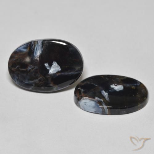 Pedras preciosas de Pietersite Multicolorido natural de 12.21 ct, oval, Opaco