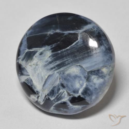 Pietersite Multicolorido Natural 12.37ct, Redondo, Opaco