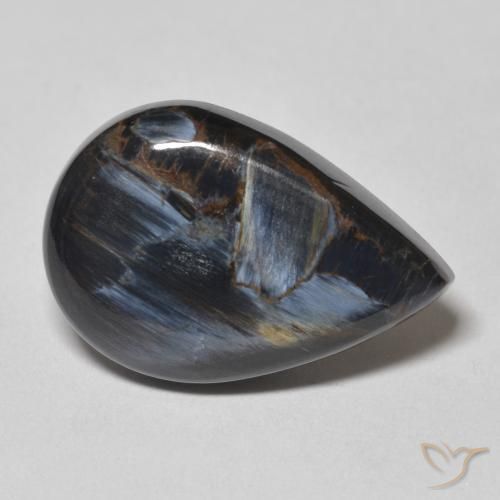 Pietersite Multicolorido Natural 10.69ct, Formato de pêra, Opaco