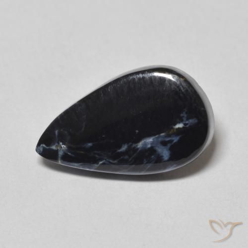 3.60ct Natural Multicolorido Pietersite, Formato de pêra, Opaco