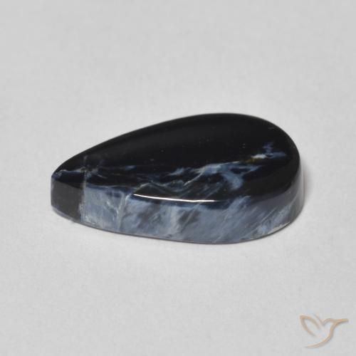 Pietersite Multicolorido Natural 3.60ct, Formato de pêra, Opaco