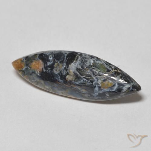 Pietersite Multicolorido Natural 3.03ct, Marquesa, Opaco