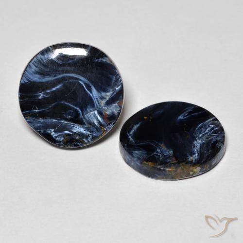 Pedras preciosas de Pietersite Multicolorido natural de 10.79 ct, Redondo, Opaco