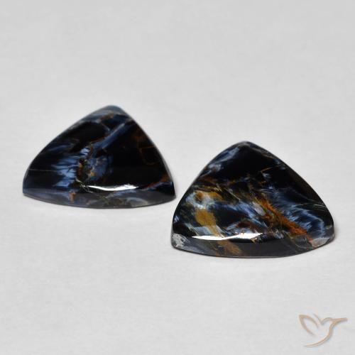 Pedras preciosas de Pietersite Multicolorido natural de 7.16 ct, Trilhão, Opaco