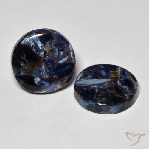 Pedras preciosas de Pietersite Multicolorido natural de 9.69 ct, Redondo, Opaco