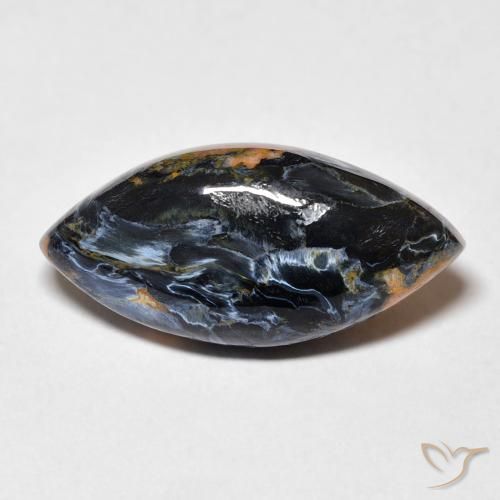 9.05ct Natural Multicolorido Pietersite, Marquesa, Opaco